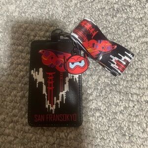 Loungefly Big Hero 6 San Fransokyo Lanyard and Card Holder